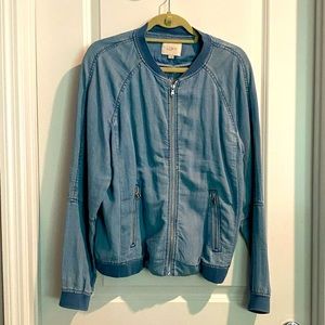 Chambray Bomber Jacket